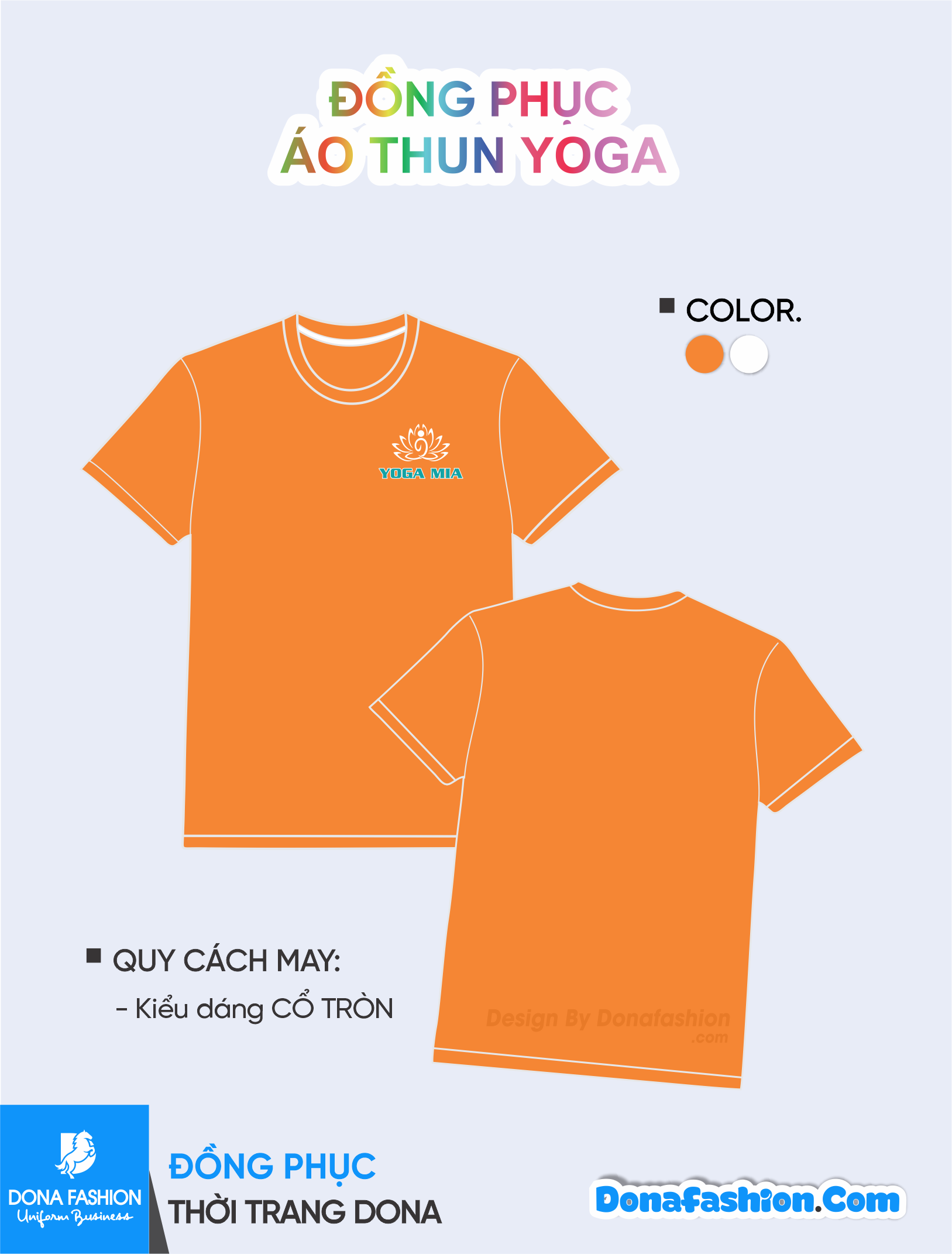 Áo thun đồng phục YOGA MIA